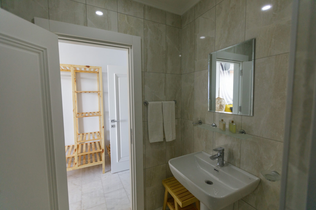 Casa de banho privativa de uma Suite Dupla Sea View